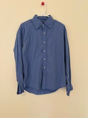 Gucci Men's Classic Blue Button-Down Shirt